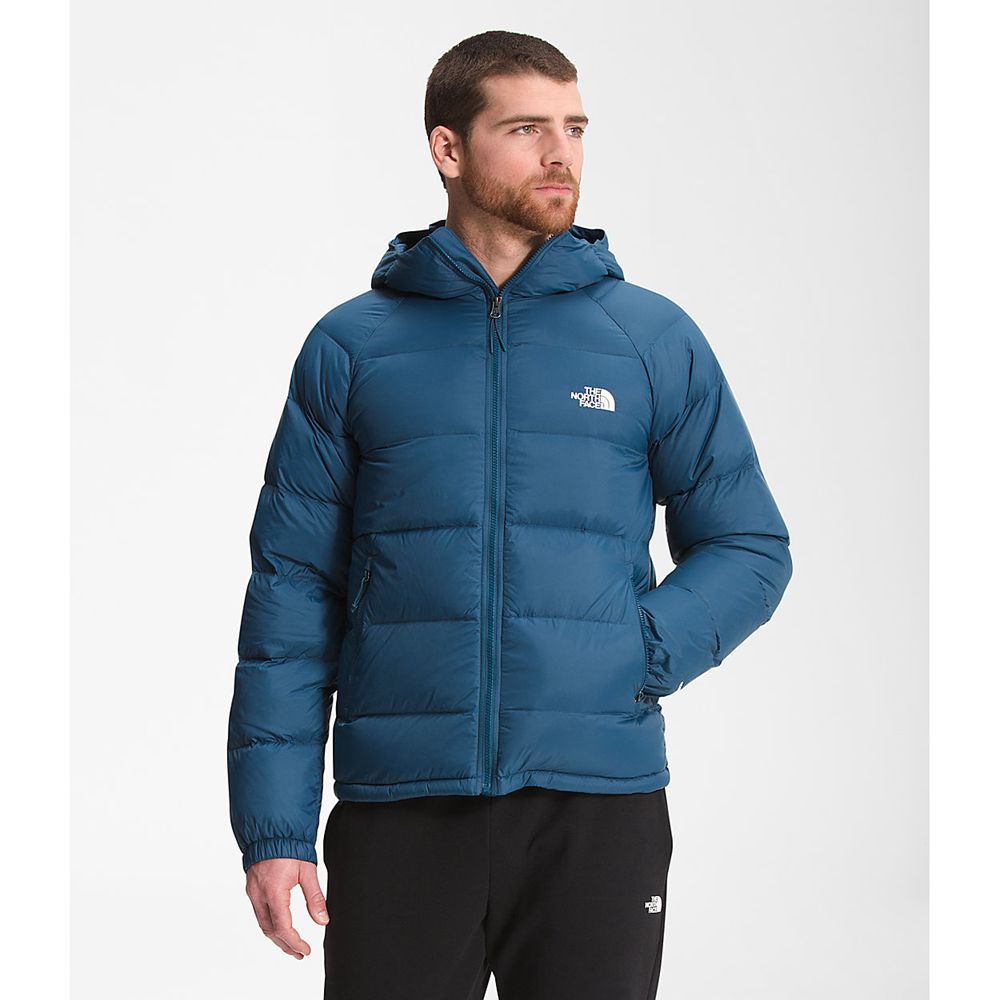 The North Face Winter Jacket Mens Australia - The North Face Hydrenalite Hoodie Blue (OLJ-309128)